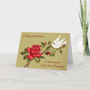 Herzlichen Glückwunsch, Abschluss der 1. Chemother Karte