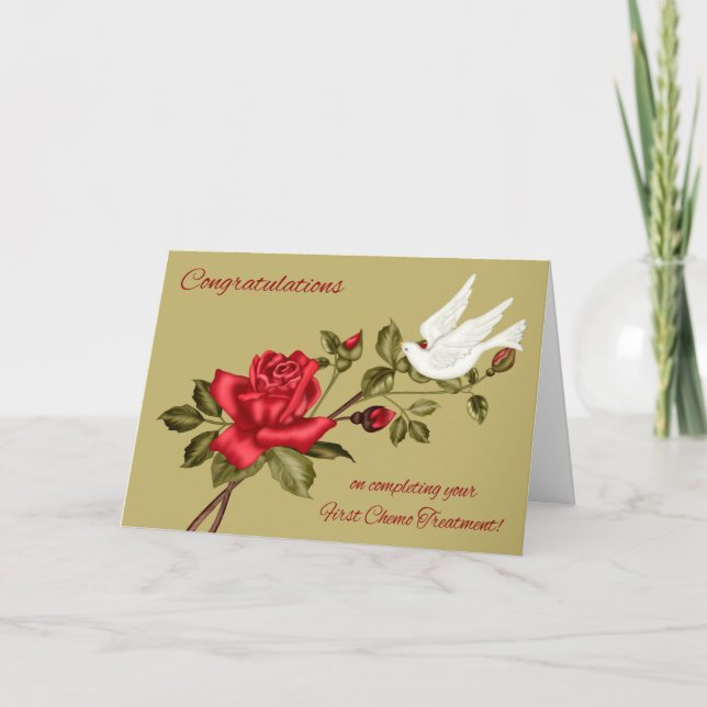 Herzlichen Glückwunsch, Abschluss der 1. Chemother Karte (Vorderseite)