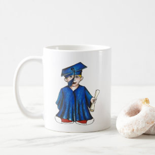 Herzlichen Glückwunsch Abschluss Grad Cap Gown Dip Kaffeetasse