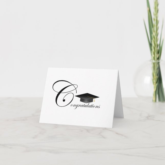 Herzlichen Glückwunsch Abschluss Karte (Vorderseite)