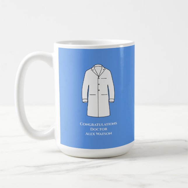 Herzlichen Glückwunsch Abschluss Medical Doctor Kaffeetasse (Links)