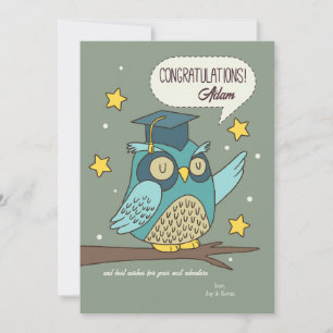 Herzlichen Glückwunsch Abschlusskarte Einladung