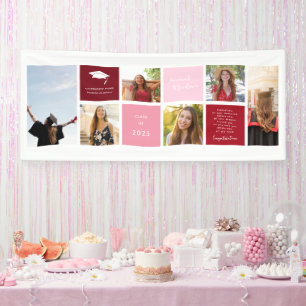 Herzlichen Glückwunsch Absolvent 6-Foto-Raster-C Banner