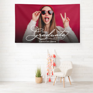 Herzlichen Glückwunsch Absolvent Modern Photo Banner