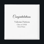 Herzlichen Glückwunsch Absolventen fügen den Namen Magnet<br><div class="desc">Entwurf</div>