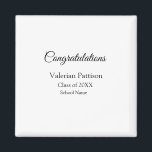 Herzlichen Glückwunsch Absolventen fügen den Namen Magnet<br><div class="desc">Entwurf</div>