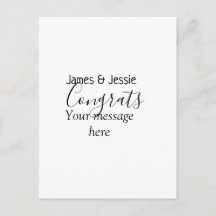 Herzlichen Glückwunsch an das frisch vermählte Paa