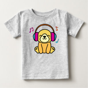 Herzlichen Glückwunsch an den kleinen Hundewelpen  Baby T-shirt