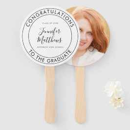 Herzlichen Glückwunsch an die Graduierte Fächer