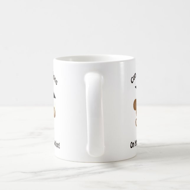 Herzlichen Glückwunsch an Ihren Abschluss-Affen Kaffeetasse (Henkel)