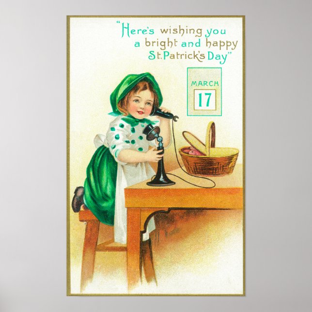 Herzlichen Glückwunsch an St. Patrick's Poster (Vorne)