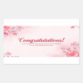 Herzlichen Glückwunsch Aufkleber