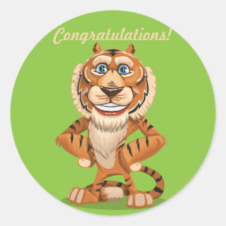 Herzlichen Glückwunsch! Aufkleber