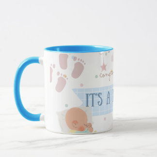 Herzlichen Glückwunsch, Baby Boy Tasse 