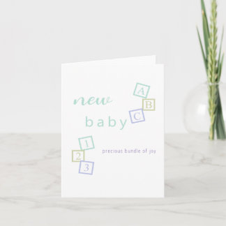 Herzlichen Glückwunsch Baby Shower Karte Baby