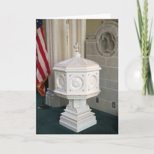 Herzlichen Glückwunsch Baptismus Karte