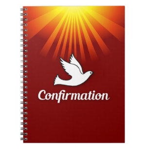 Herzlichen Glückwunsch Bestätigung Dove mit Gold/R Notizblock