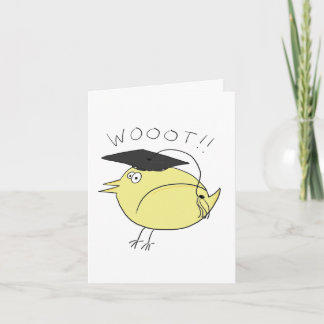 Herzlichen Glückwunsch Birdie Abschluss Card! Kart Karte