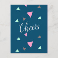 Herzlichen Glückwunsch Cheduate Confetti Postcard