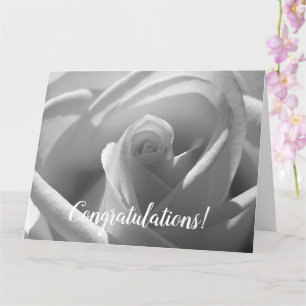 Herzlichen Glückwunsch Custom Rose Große Hochzeits Karte