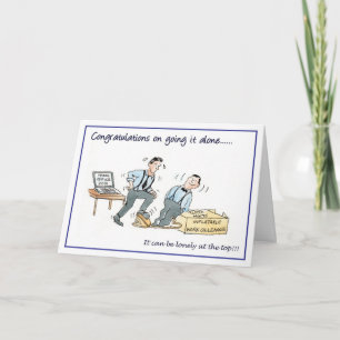 Herzlichen Glückwunsch, dass Sie alleine gehen... Karte