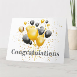 Herzlichen Glückwunsch Dekoratives Disco Ball Dankeskarte