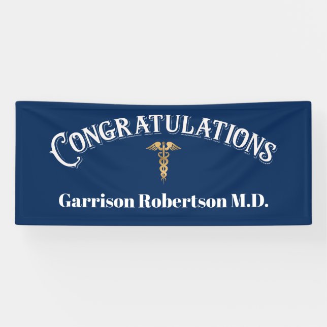 Herzlichen Glückwunsch Doktor der Graduate Banner (Horizontal)