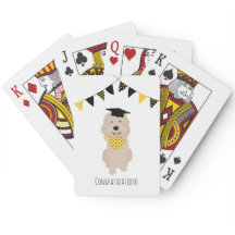 Herzlichen Glückwunsch Doodle Dog Graduation Cap