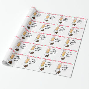 Herzlichen Glückwunsch! Du hast Personalisiert Hin Geschenkpapier