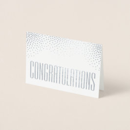 Herzlichen Glückwunsch Einfach Moderne Minimalisti Folienkarte