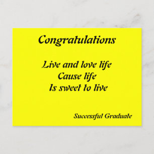 Herzlichen Glückwunsch erfolgreiche Postkarten für