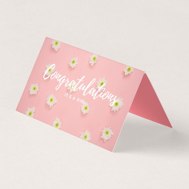 Herzlichen Glückwunsch, es ist ein Mädchen. (Vorderseite)