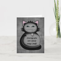 Herzlichen Glückwunsch für neues Haustier