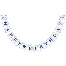 Herzlichen Glückwunsch Geburtstagsnacht Blaue Elef Wimpelkette