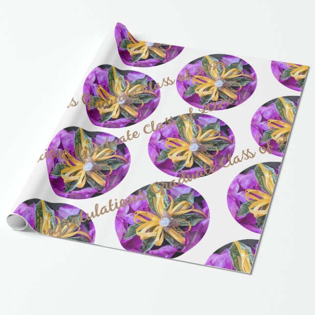 Herzlichen Glückwunsch Geld Geschenkpapier (Ungerollt)