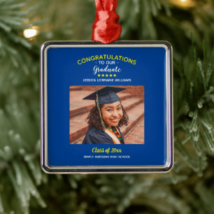 Herzlichen Glückwunsch Graduate Abschluss Custom F Ornament Aus Metall