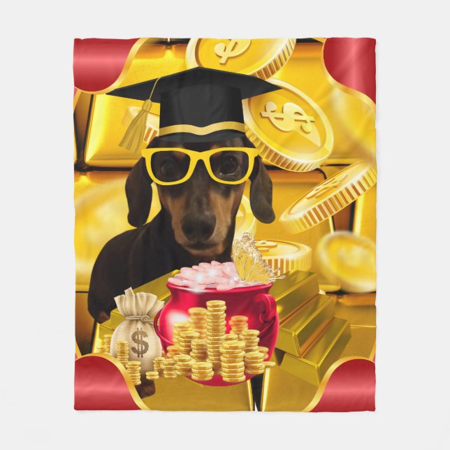 Herzlichen Glückwunsch Graduate Blanket Fleecedecke (Vorderseite)