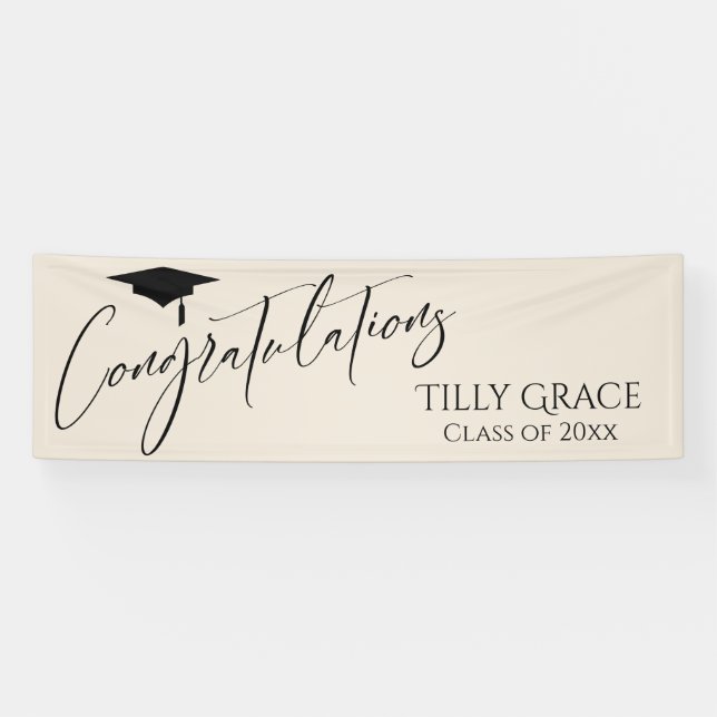 Herzlichen Glückwunsch Graduate Class Banner (Horizontal)