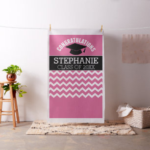 Herzlichen Glückwunsch Graduate Foto Hintergrund A Stoff