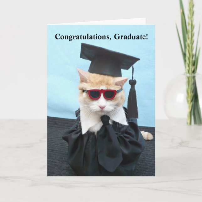 Herzlichen Glückwunsch Graduate! Karte (Vorderseite)