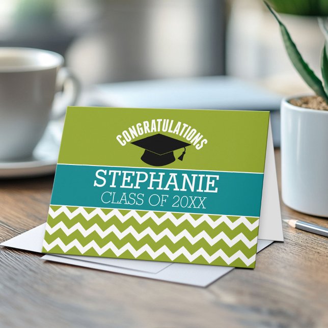 Herzlichen Glückwunsch Graduate - Personalisierter Karte (Custom, Personalized Graduation Congratulations - Folded Greeting Card)