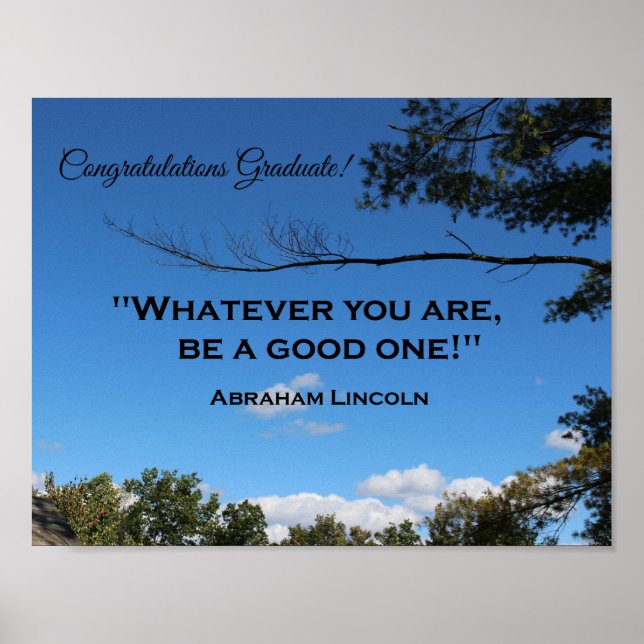 Herzlichen Glückwunsch Graduate! Poster (Vorne)