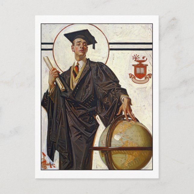 Herzlichen Glückwunsch Graduate Postkarte (Vorderseite)