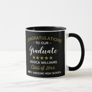 Herzlichen Glückwunsch Graduate Template Foto Absc Tasse