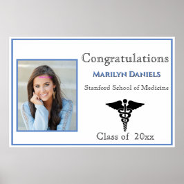 Herzlichen Glückwunsch Graduiert School of Medicin Poster