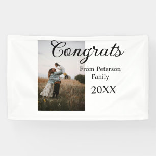 Herzlichen Glückwunsch Gratulation Familienname Fo Banner