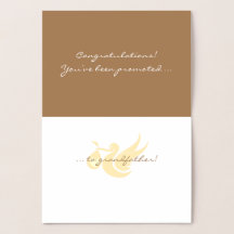 Herzlichen Glückwunsch! Großvater-Foil-Karte