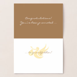 Herzlichen Glückwunsch! Großvater-Foil-Karte Folienkarte