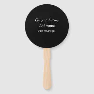 Herzlichen Glückwunsch hinzufügen Name Nachricht e Fächer