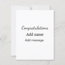 Herzlichen Glückwunsch hinzufügen Name Nachricht e